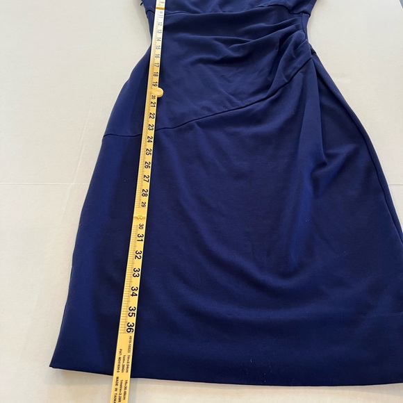 Diane Von Furstenberg Women’s Dress Size 6 Blue Jori Fitted Sleeveless Bodycon - Picture 8 of 12